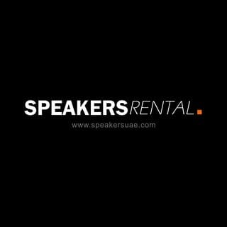 Speakers Rental Dubai, Retail & Specialty Stores influencer in Dubai