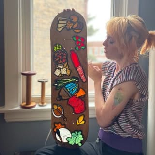 Meg Lumbar, Art & DIY influencer in Chicago
