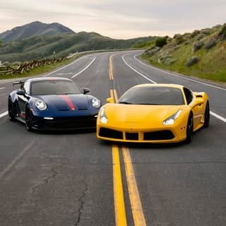 Porsche GT3, Ferrari 488, Maserati MC20, Lamborghini Huracans, Automotive influencer in Italy
