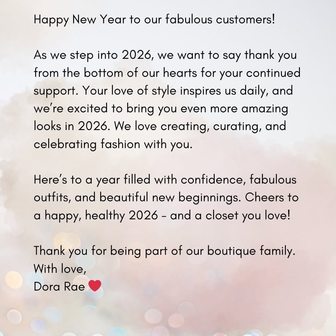 Post 1 by Dora Rae Boutique on Instagram (image)