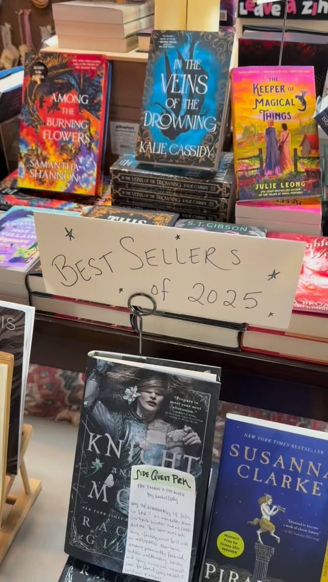 Post 11 by Side Quest Books & Games | Caroline on Instagram (video)