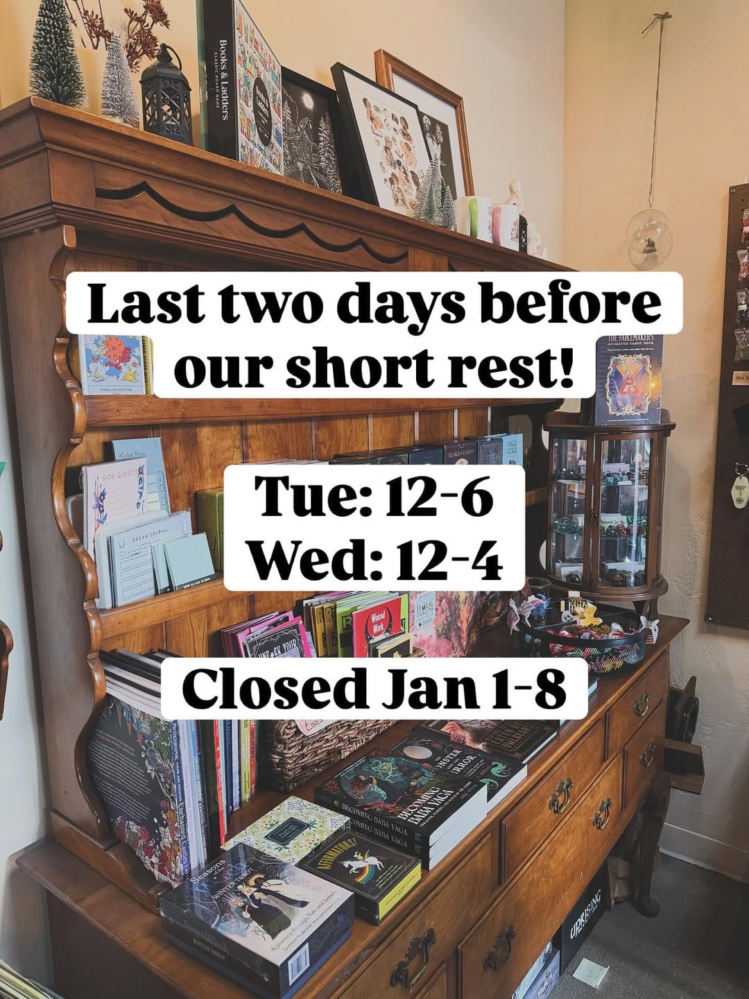 Post 3 by Side Quest Books & Games | Caroline on Instagram (image)