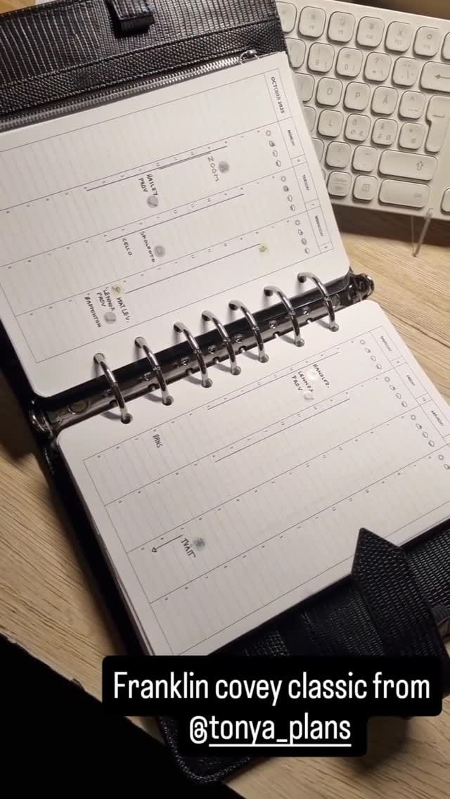 Post 12 by Tonya Plans 🖤 Planners on Instagram (video)