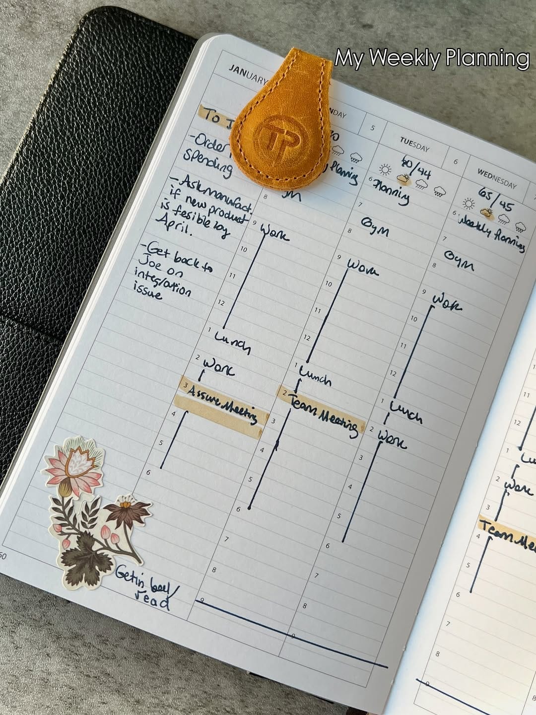 Post 2 by Tonya Plans 🖤 Planners on Instagram (carousel)