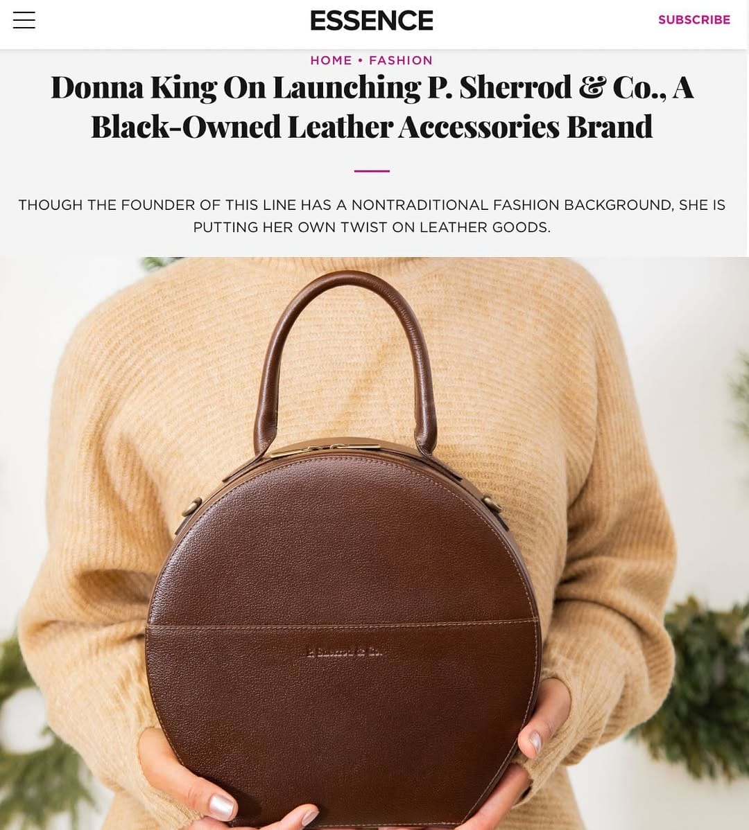 Post 12 by P. Sherrod & Co. | Leather Bags on Instagram (carousel)
