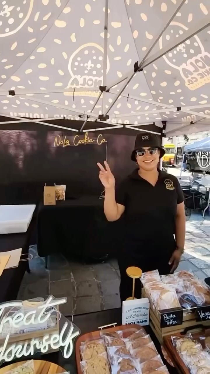 Post 3 by NoLa Cookie Co. Exceptional Gourmet Cookies & Treats 🍪✨ on Instagram (video)