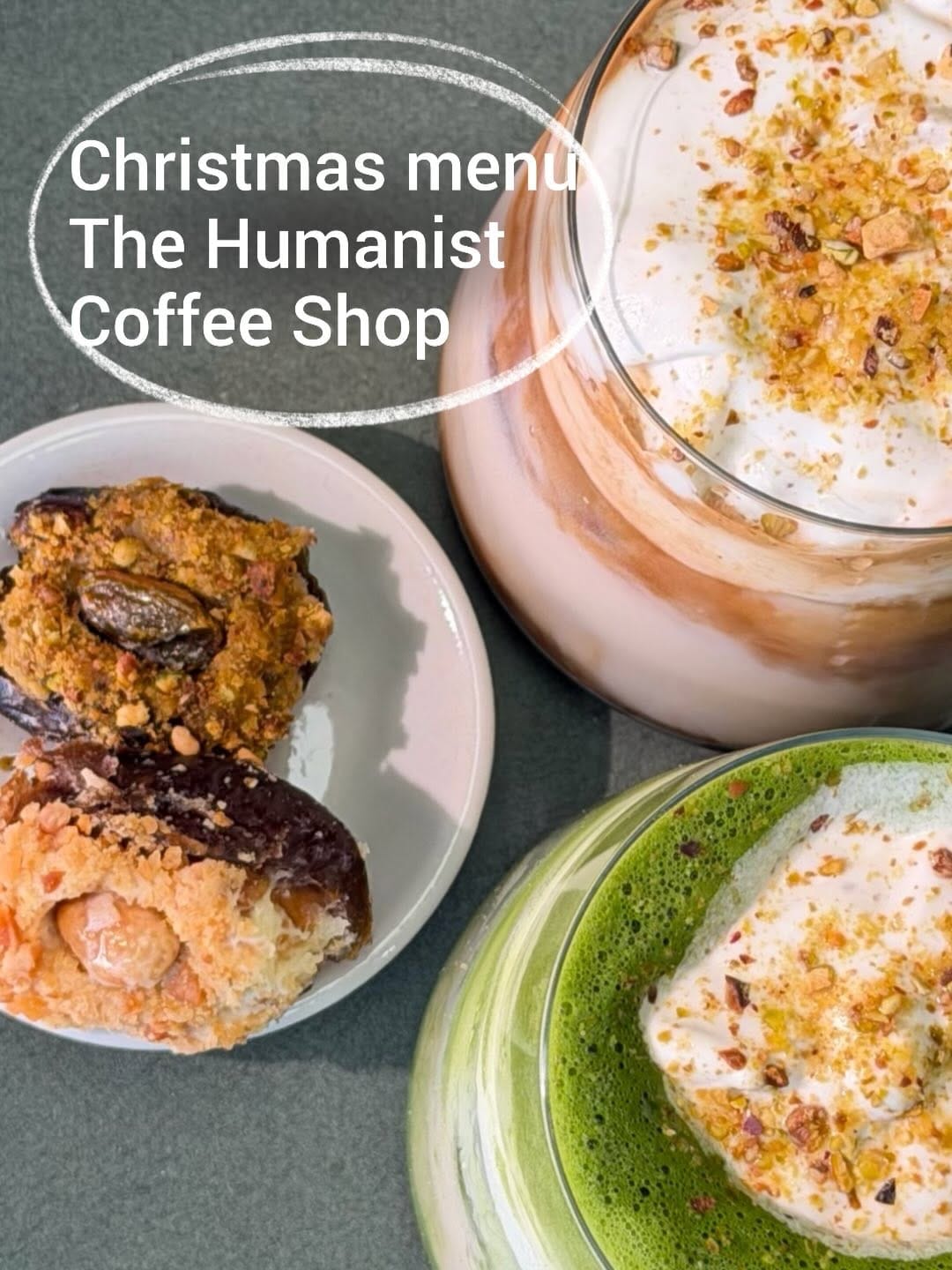 Post 3 by The Humanist Coffee + Matcha Shop on Instagram (carousel)