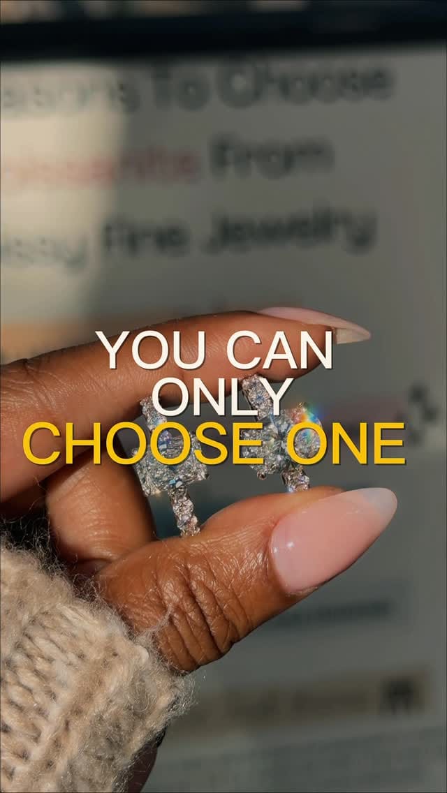 Post 10 by Moissanite & Lab Grown Diamond Fine Jewelry on Instagram (video)