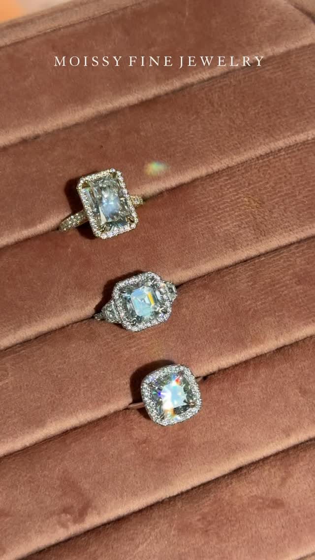 Post 6 by Moissanite & Lab Grown Diamond Fine Jewelry on Instagram (video)