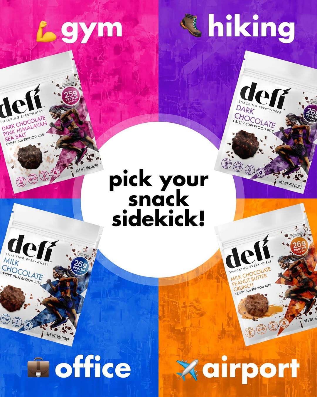Post 2 by DEFI Snacks on Instagram (image)