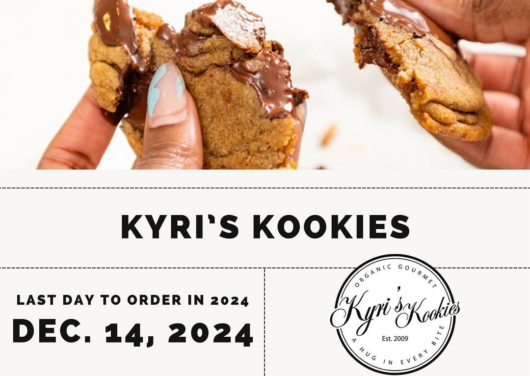 Post 4 by Kyri's Kookies - Founder Dr. Kyri @drkyri on Instagram (image)