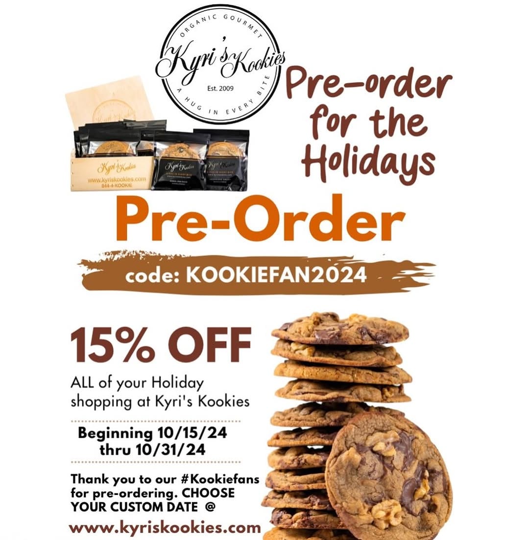 Post 6 by Kyri's Kookies - Founder Dr. Kyri @drkyri on Instagram (image)