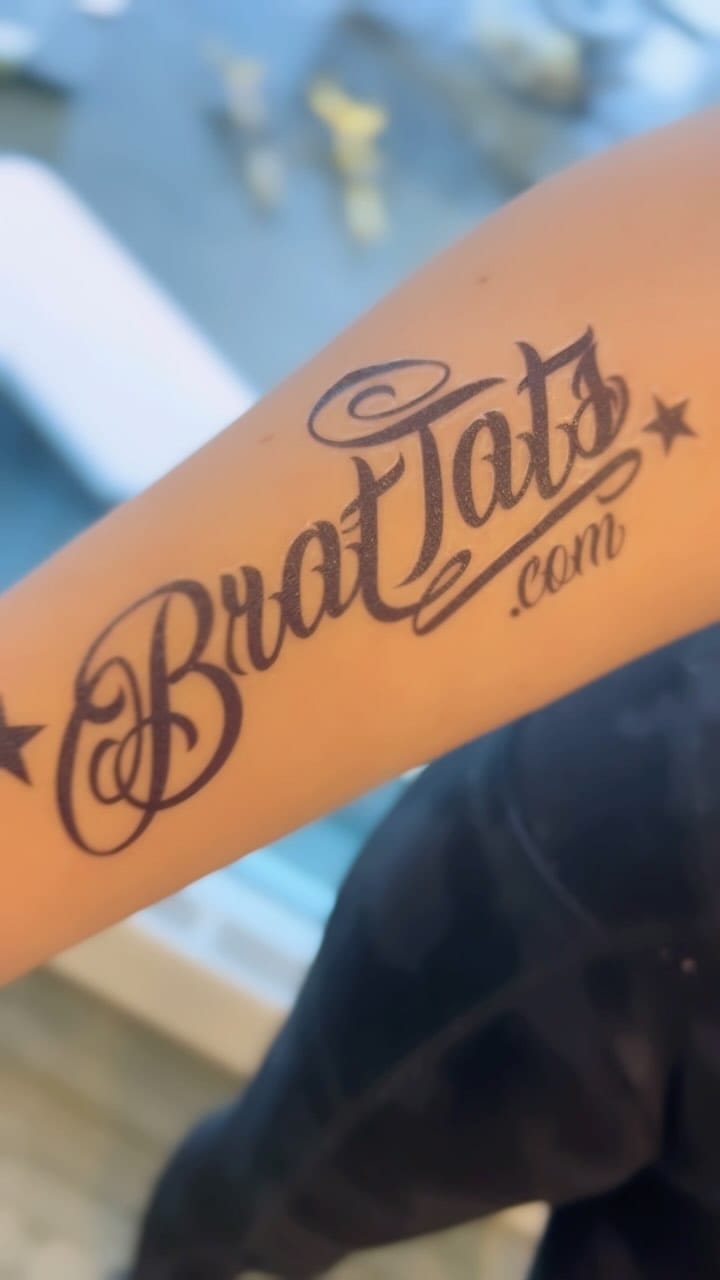 Post 11 by BratTats on Instagram (video)