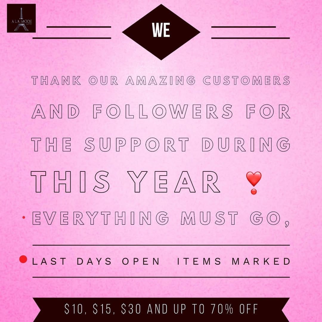 Post 11 by À LA MODE on Instagram (image)