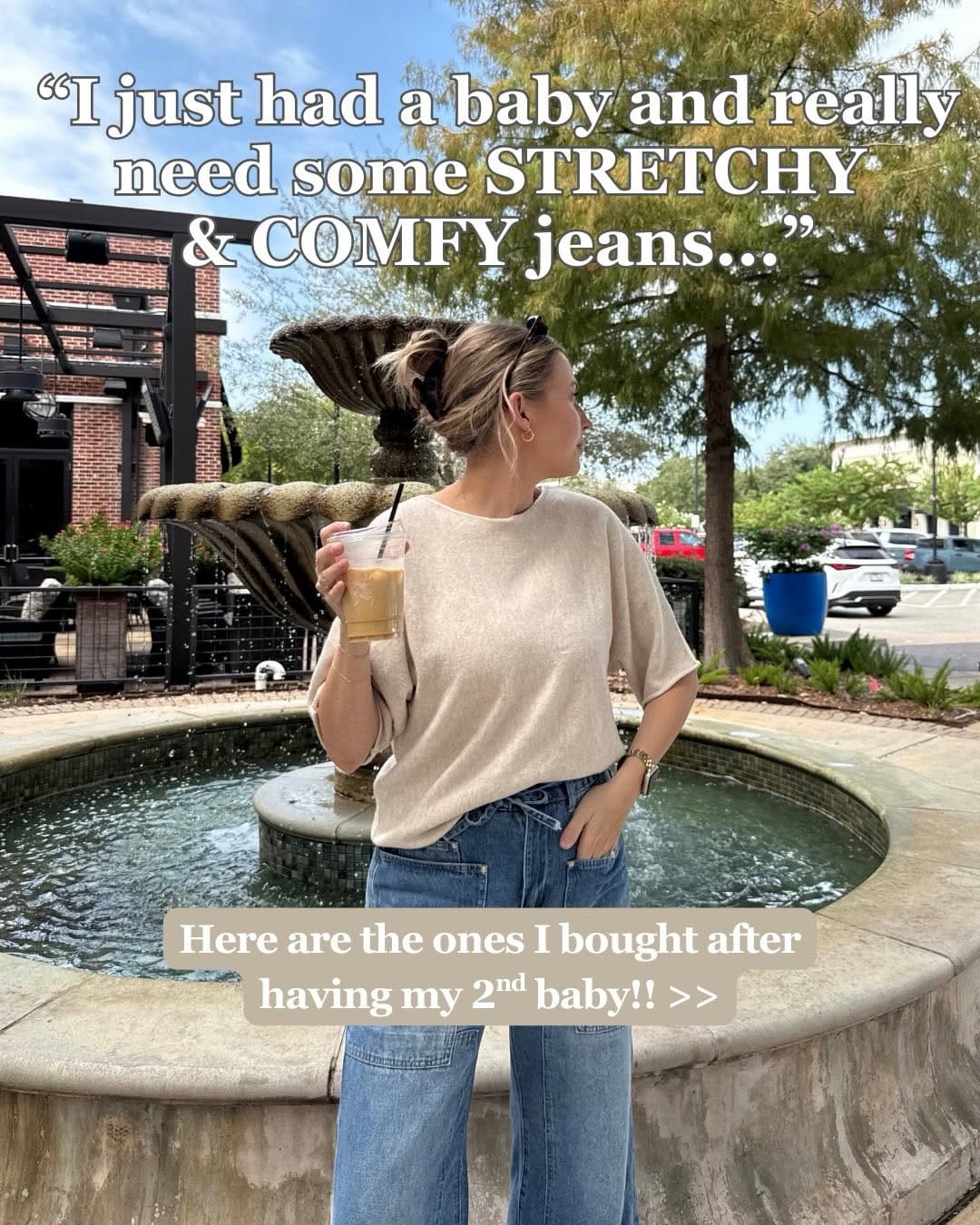 Post 3 by Cheyenne Cavazos | Nursing Friendly Mom Outfits on Instagram (carousel)