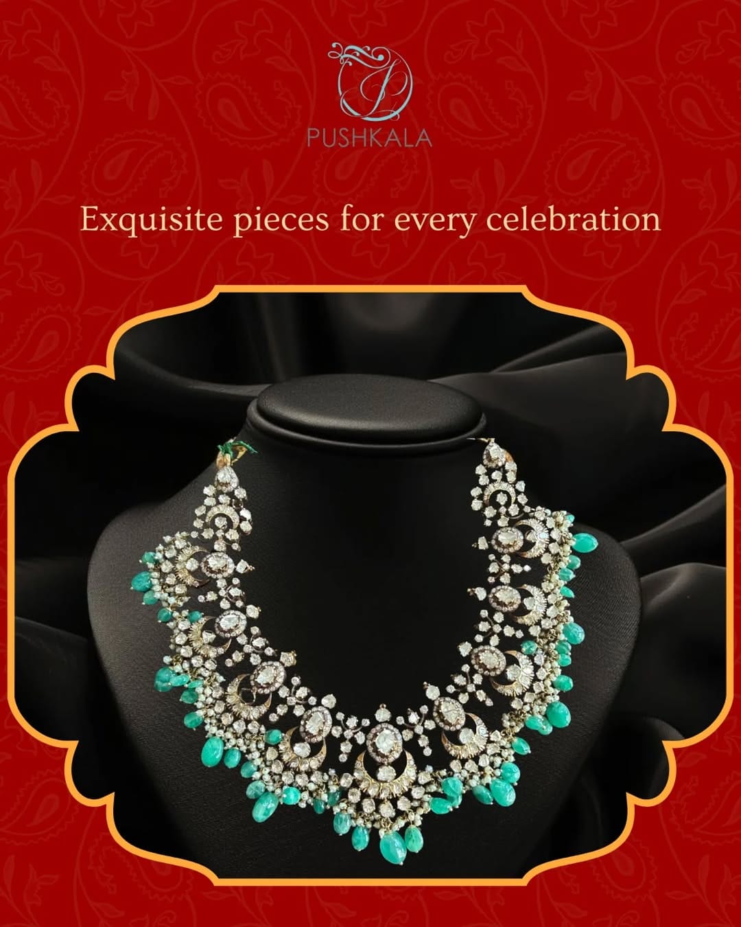 Post 2 by Pushkala Jewelry on Instagram (image)