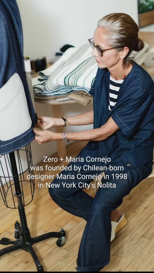 Post 3 by Zero + Maria Cornejo on Instagram (video)