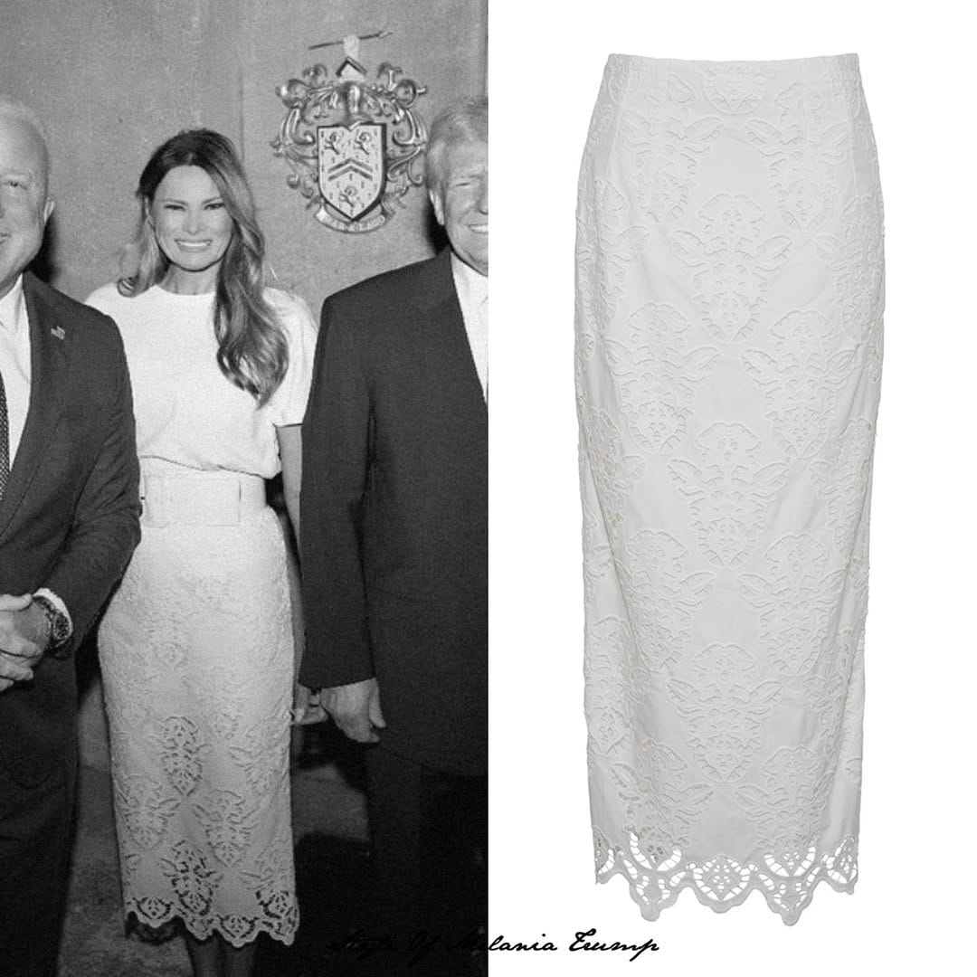 Post 3 by Melania Trump's Closet on Instagram (image)