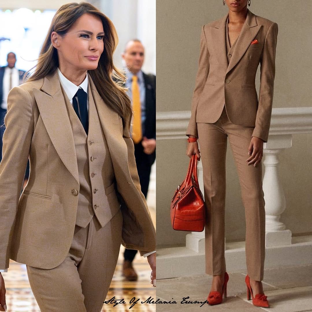 Post 2 by Melania Trump's Closet on Instagram (carousel)