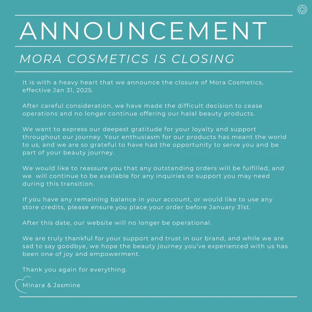 Post 1 by Mora Cosmetics on Instagram (image)