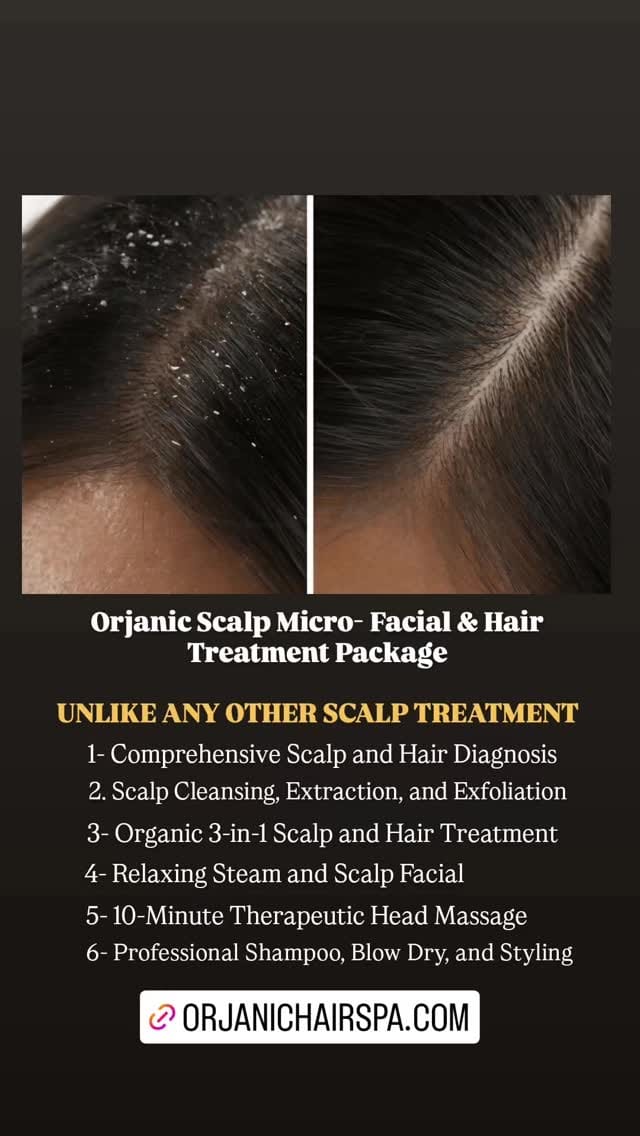 Post 8 by Orjanic Hair Spa & Products on Instagram (video)