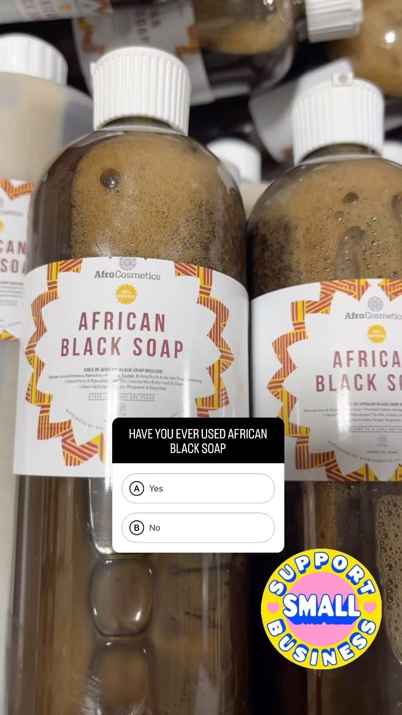 Post 10 by ShopAfroCosmetics & Culture on Instagram (video)