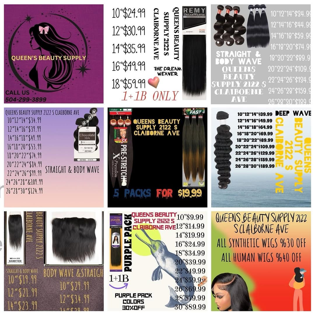 Post 10 by Queens Beauty Supply on Instagram (carousel)