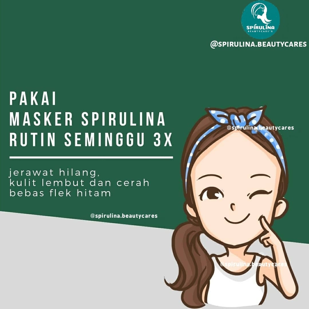 Post 7 by MASKER SPIRULINA ORIGINAL on Instagram (image)