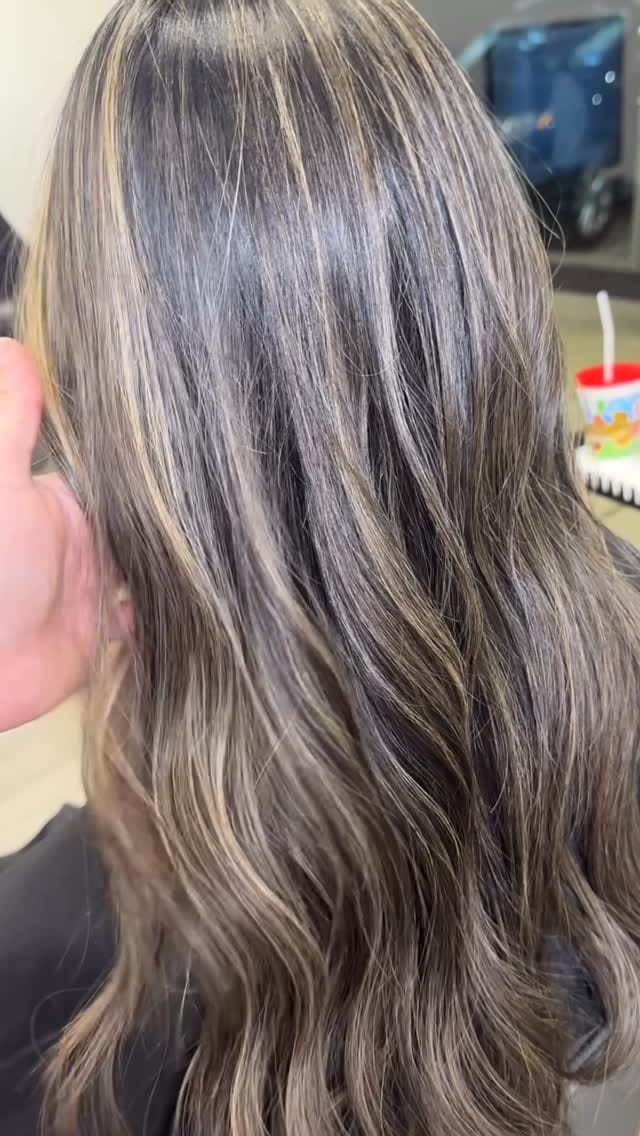 Post 1 by Blonde & Brunette Balayage & Extensions Dallas TX on Instagram (video)