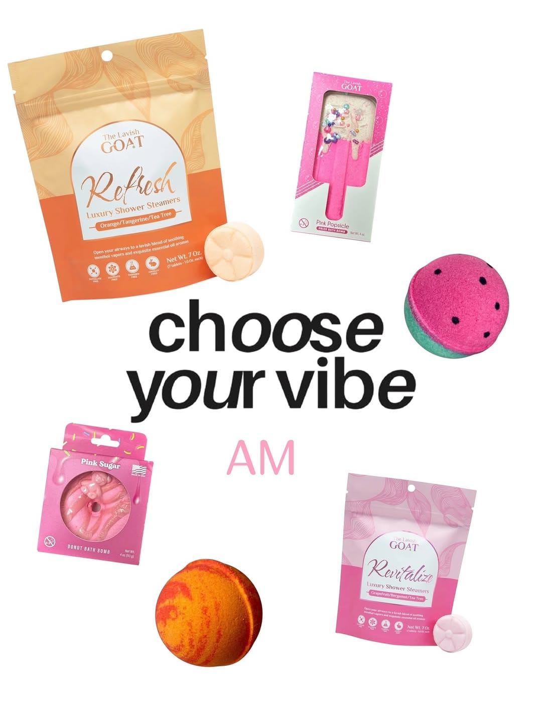 Post 3 by The Lavish Goat Bath Bombs and Shower Steamers on Instagram (carousel)
