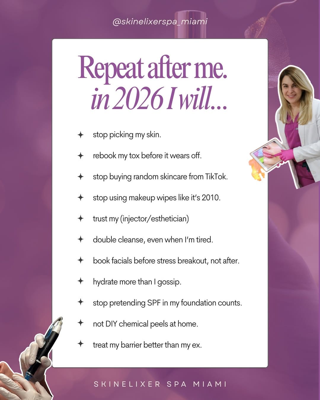 Post 5 by Claudia Llerena | Nurse Practitioner | Faciales & Glow Miami on Instagram (image)