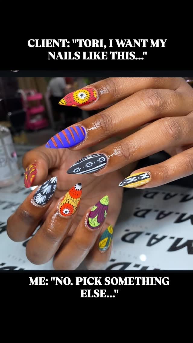 Post 1 by NailzbyTori on Instagram (video)