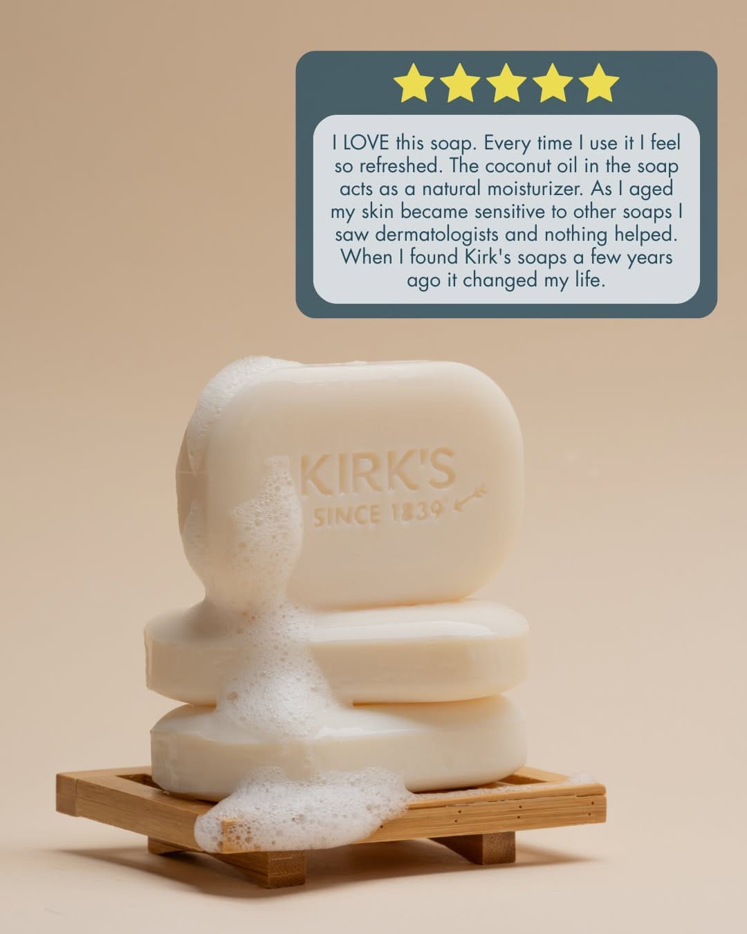 Post 10 by Kirk’s Soap - Since 1839 on Instagram (image)