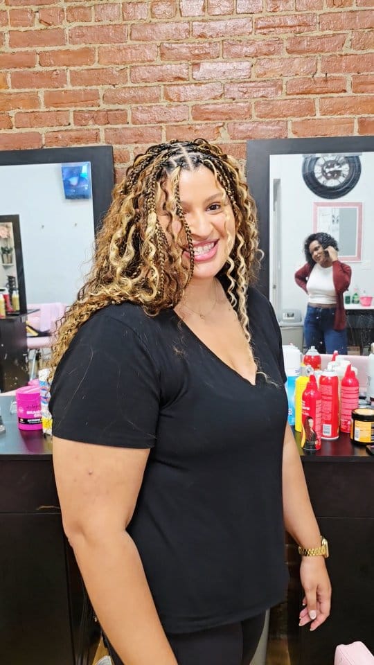 Post 3 by Bow Salon - Boston Braider on Instagram (video)