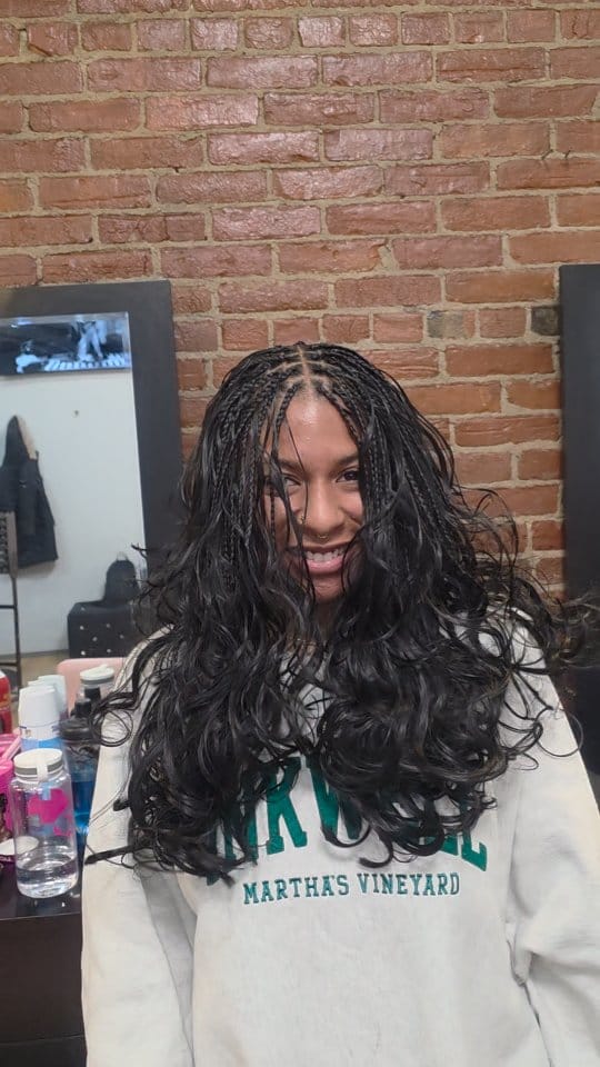 Post 5 by Bow Salon - Boston Braider on Instagram (video)