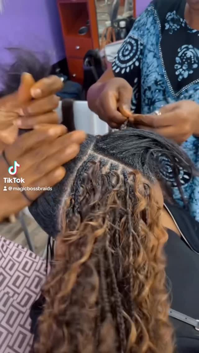 Post 6 by Magicboss Braids on Instagram (video)
