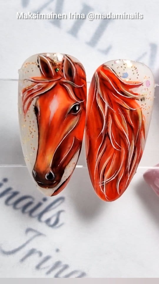 Post 1 by NAIL ART Instructor. Курсы, роспись ногтей on Instagram (video)