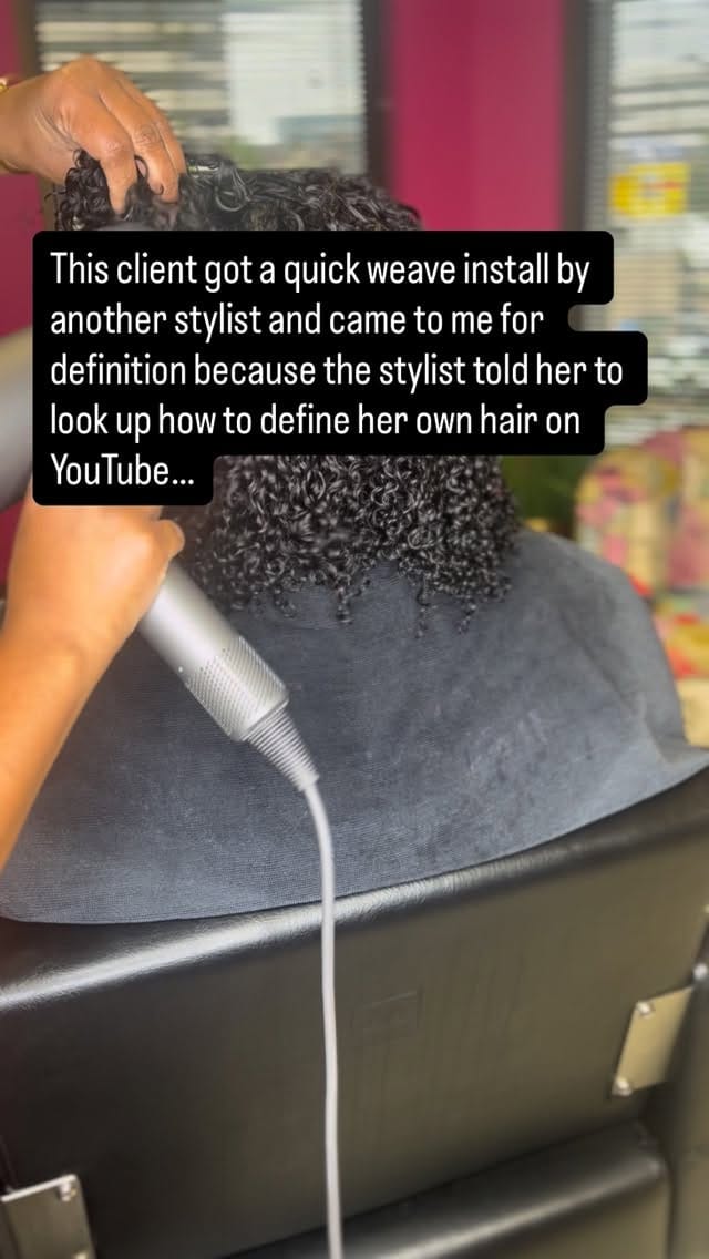 Post 8 by Yolanda Victoria - Houston Natural Hair Salon on Instagram (video)