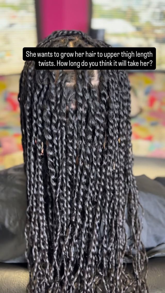 Post 2 by Yolanda Victoria - Houston Natural Hair Salon on Instagram (video)
