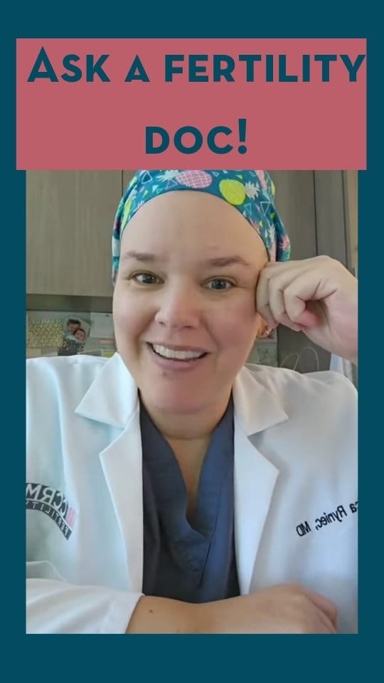 Post 8 by Jessica Ryniec, MD fertility on Instagram (video)