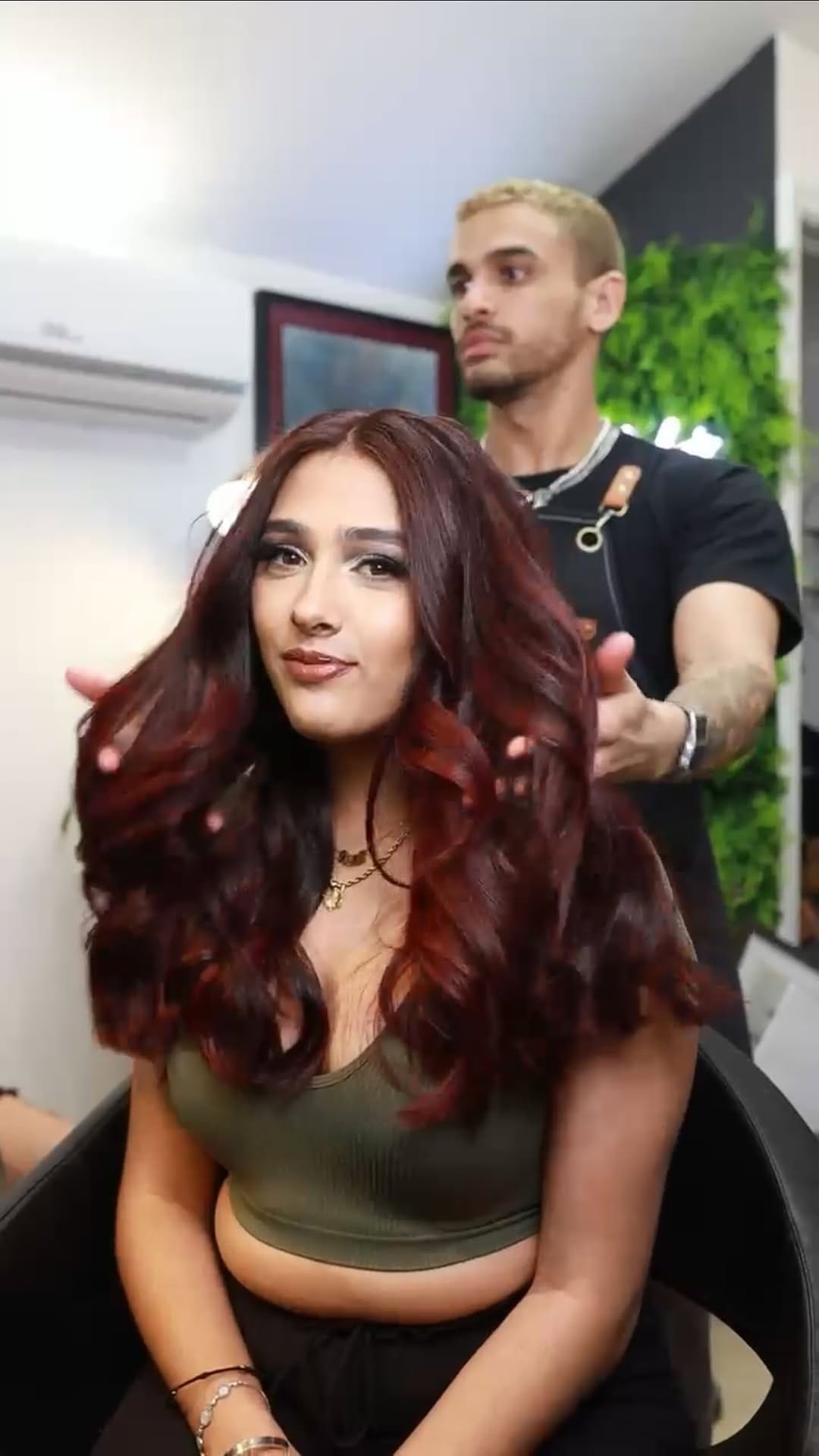Post 9 by Charlie Mac Balayage King on Instagram (video)