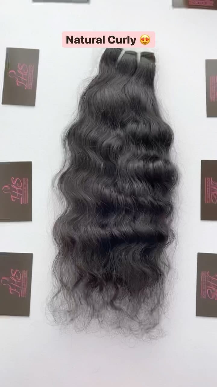 Post 9 by 100% RAW INDIAN TEMPLE HAIR! on Instagram (video)