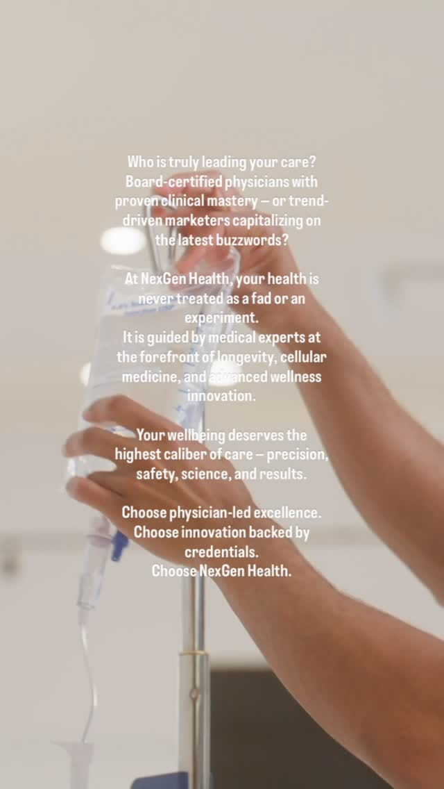 Post 8 by NexGen Health IV Therapy | San Jose, CA on Instagram (video)