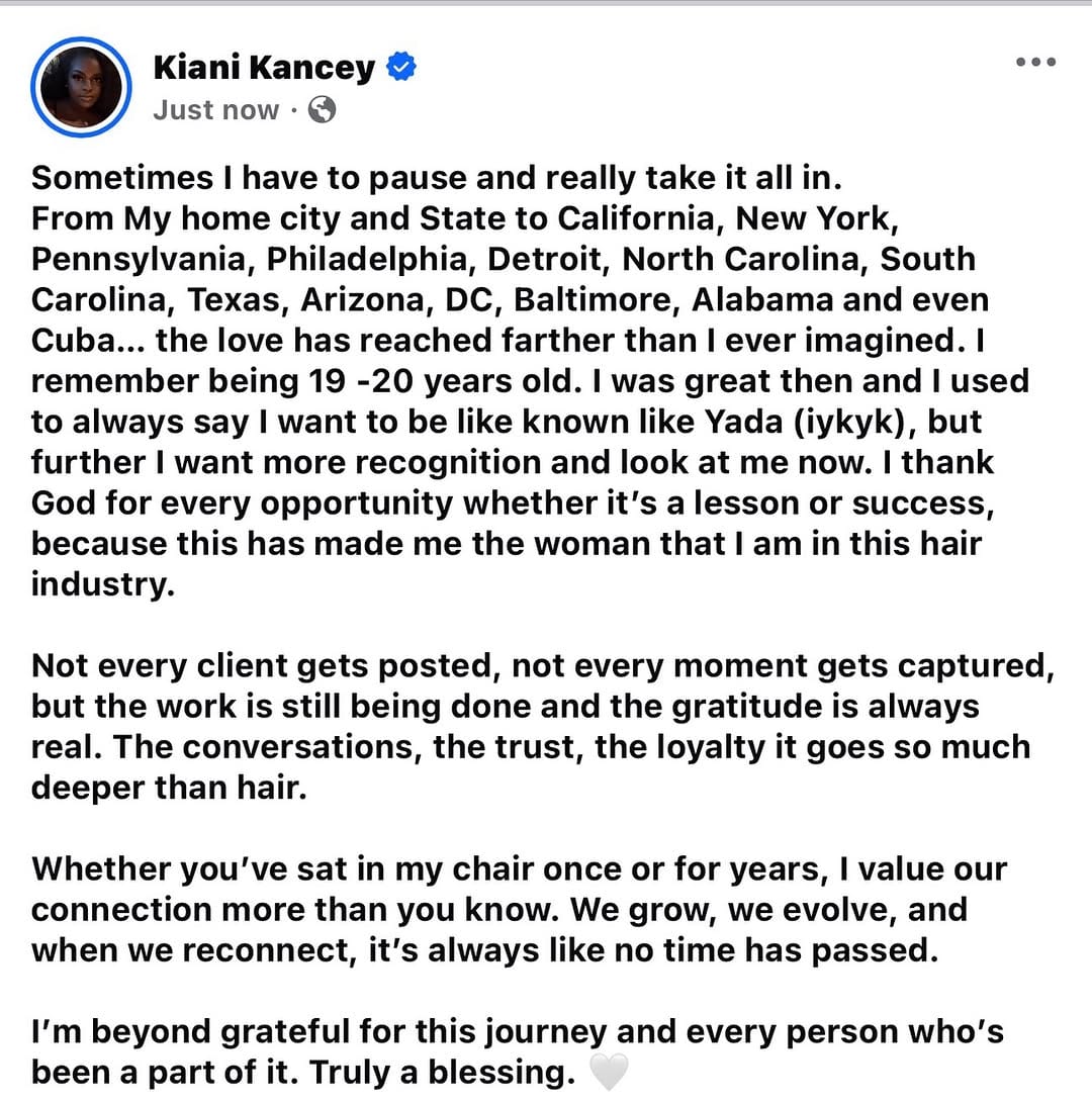 Post 2 by Kiani Kancey on Instagram (image)