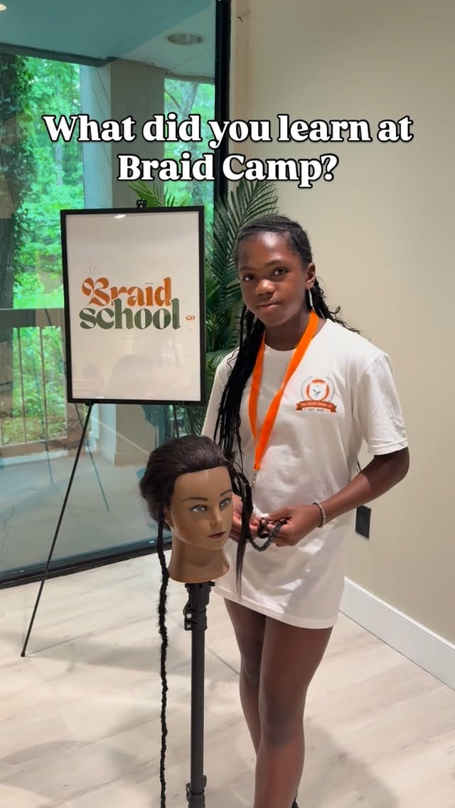 Post 7 by Braider & Braiding Instructor on Instagram (video)