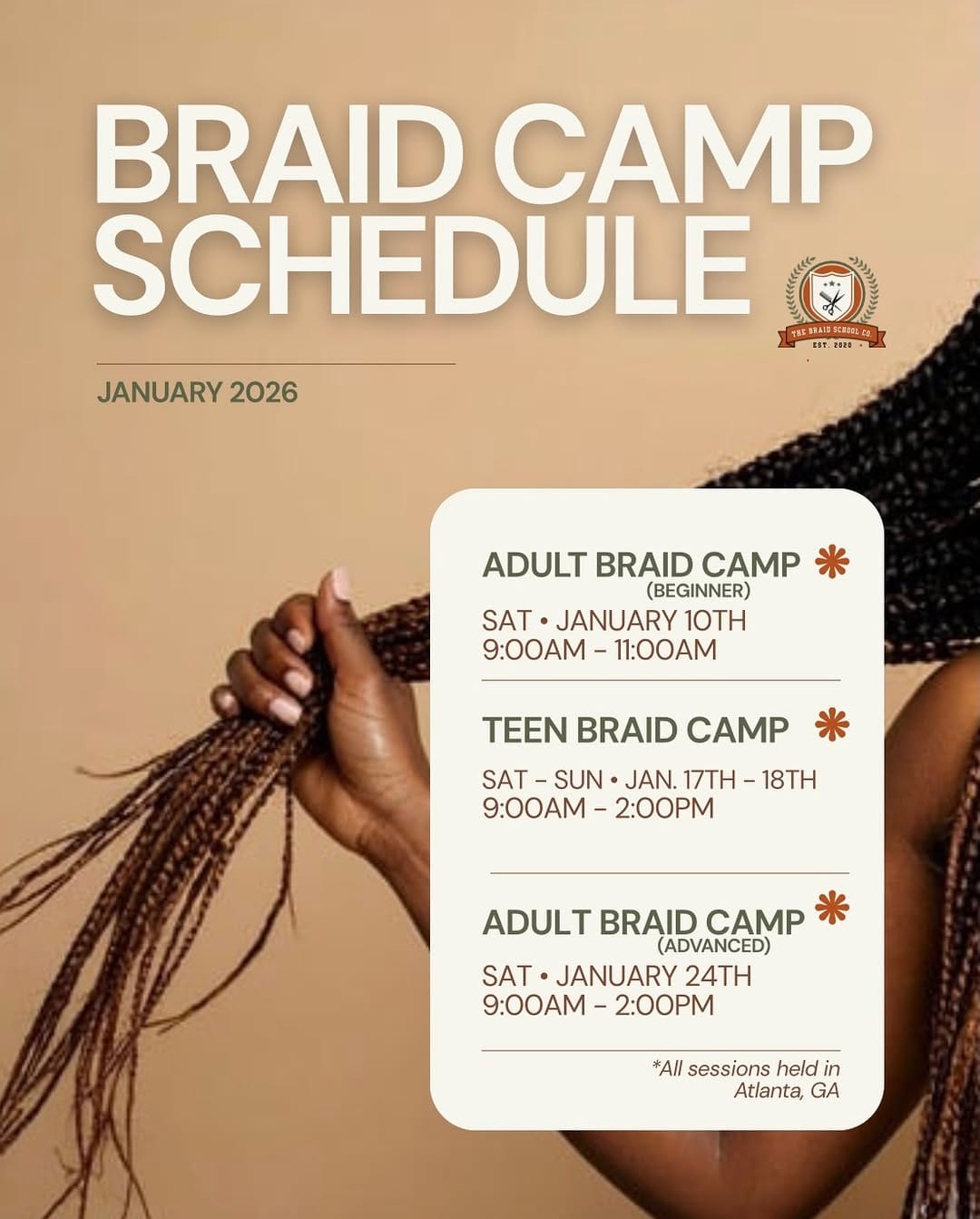 Post 8 by Braider & Braiding Instructor on Instagram (carousel)