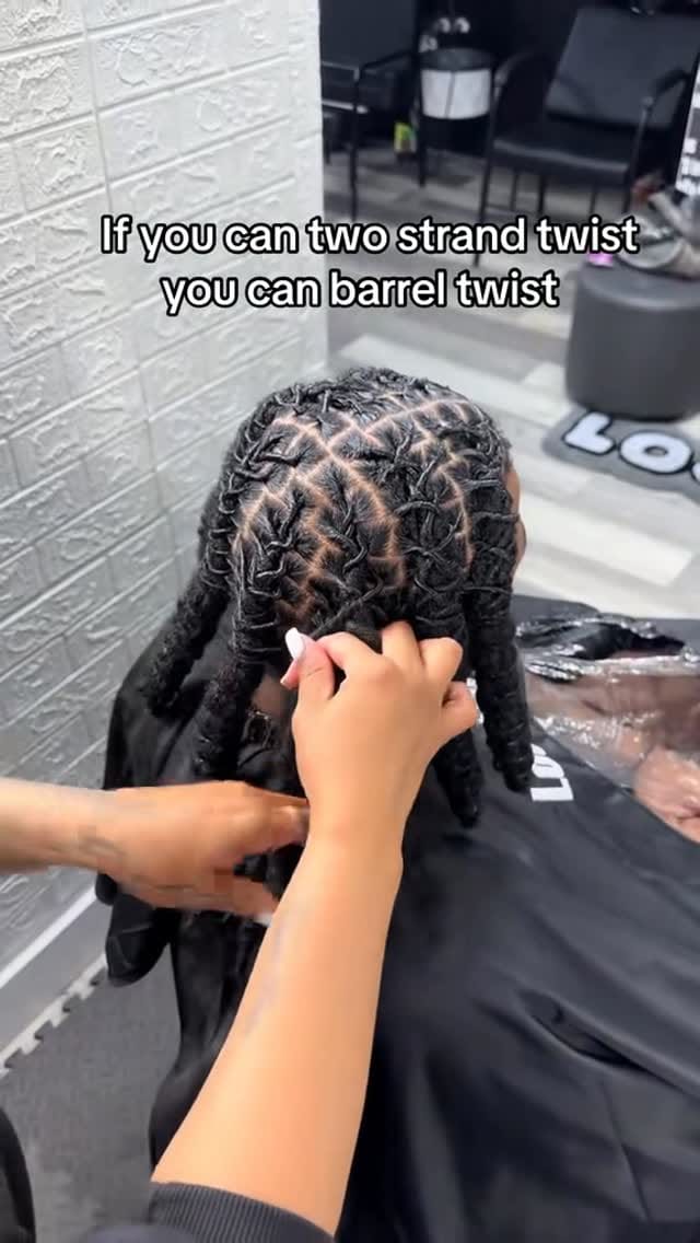 Post 6 by Yo Favorite Loctician on Instagram (video)