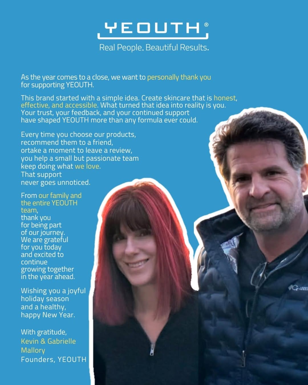 Post 3 by Yeouth Skincare. Real people. Beautiful results. on Instagram (image)