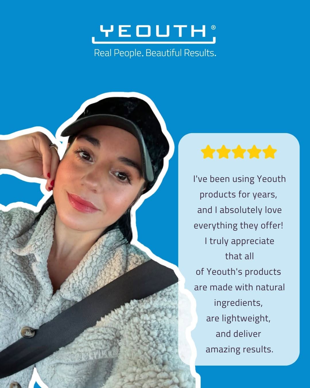 Post 1 by Yeouth Skincare. Real people. Beautiful results. on Instagram (carousel)