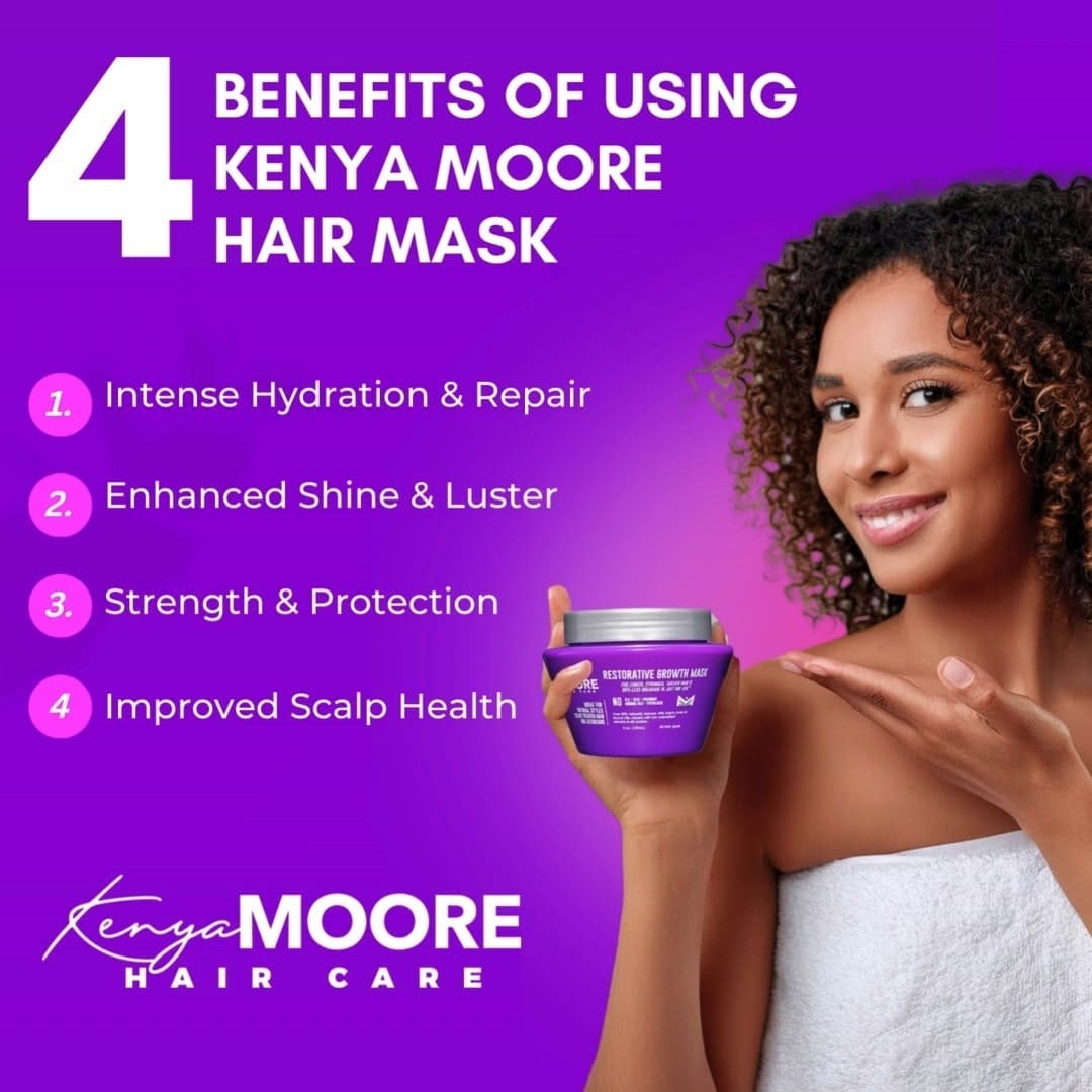 Post 5 by Kenya Moore Hair Care on Instagram (video)